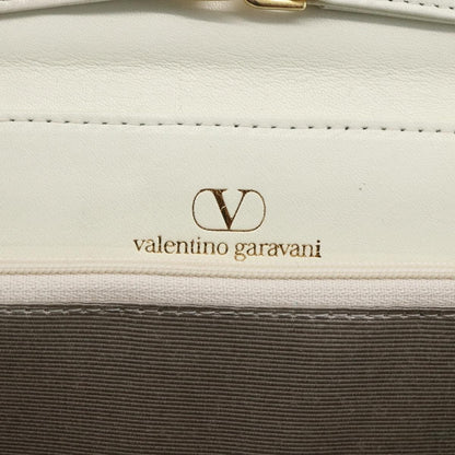 Valentino Garavani Vintage shoulder bag Leather, WHITE, LEATHER, Shoulder bag