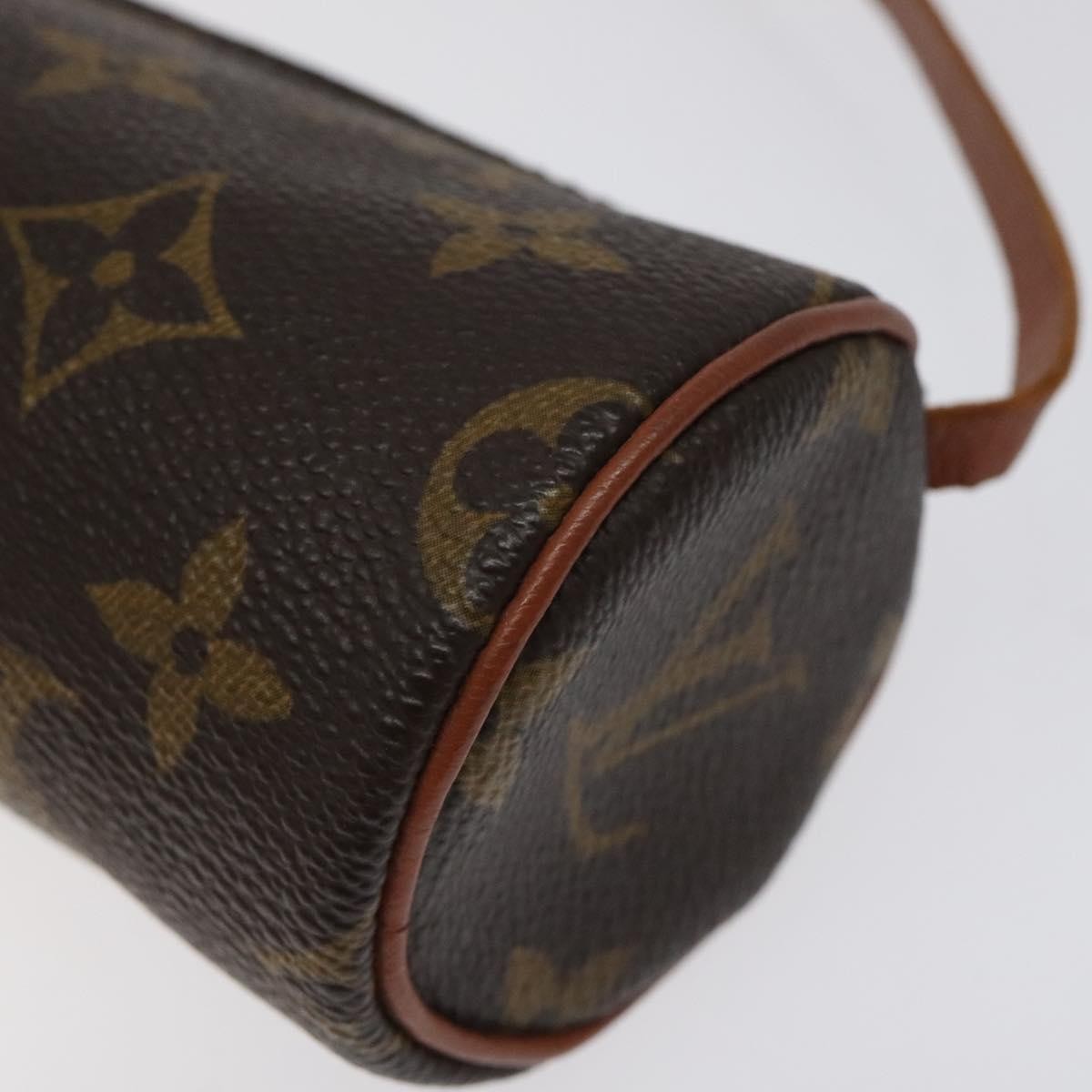 Louis Vuitton Papillon Pochette Monogram Canvas, BROWN, CANVAS, Handbag