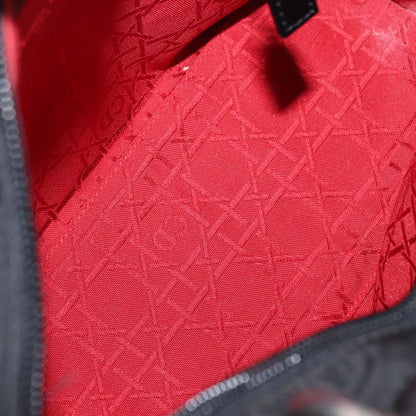 Christian Dior Vintage Lady Dior Bag Cannage Quilt Nylon, BLACK, NYLON, Handbag