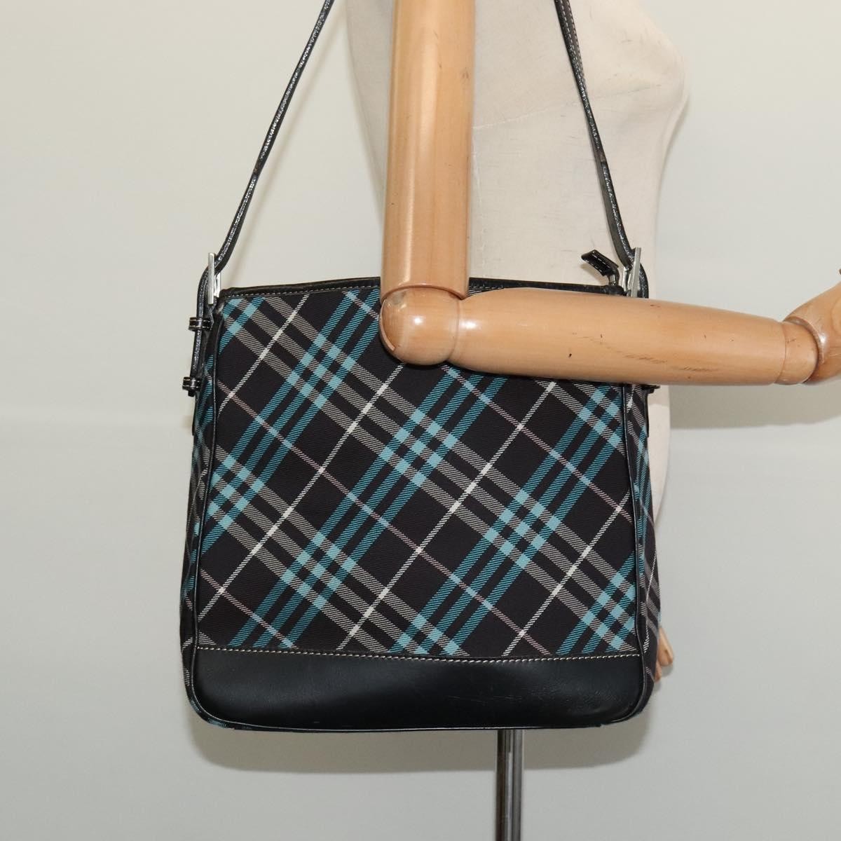 Burberry Nova Check Blue Label Canvas, MULTICOLOUR, CANVAS, Shoulder bag