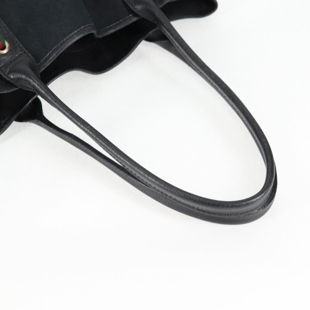 Gucci Princy Tote GG Coated Canvas, BLACK, CANVAS, Tote bag