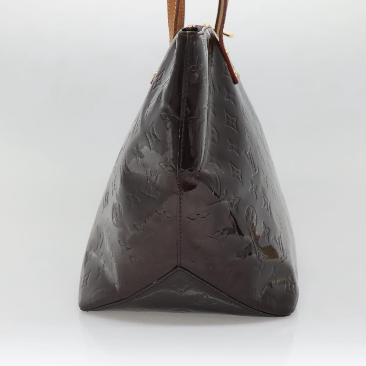 Louis Vuitton Bellevue Handbag Monogram Vernis, BURGUNDY, PATENT_LEATHER, Tote bag