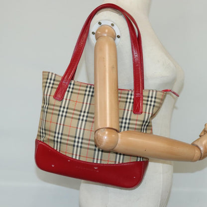 Burberry Nova Check Handbag Nova Check Canvas, BEIGE, CANVAS, Tote bag