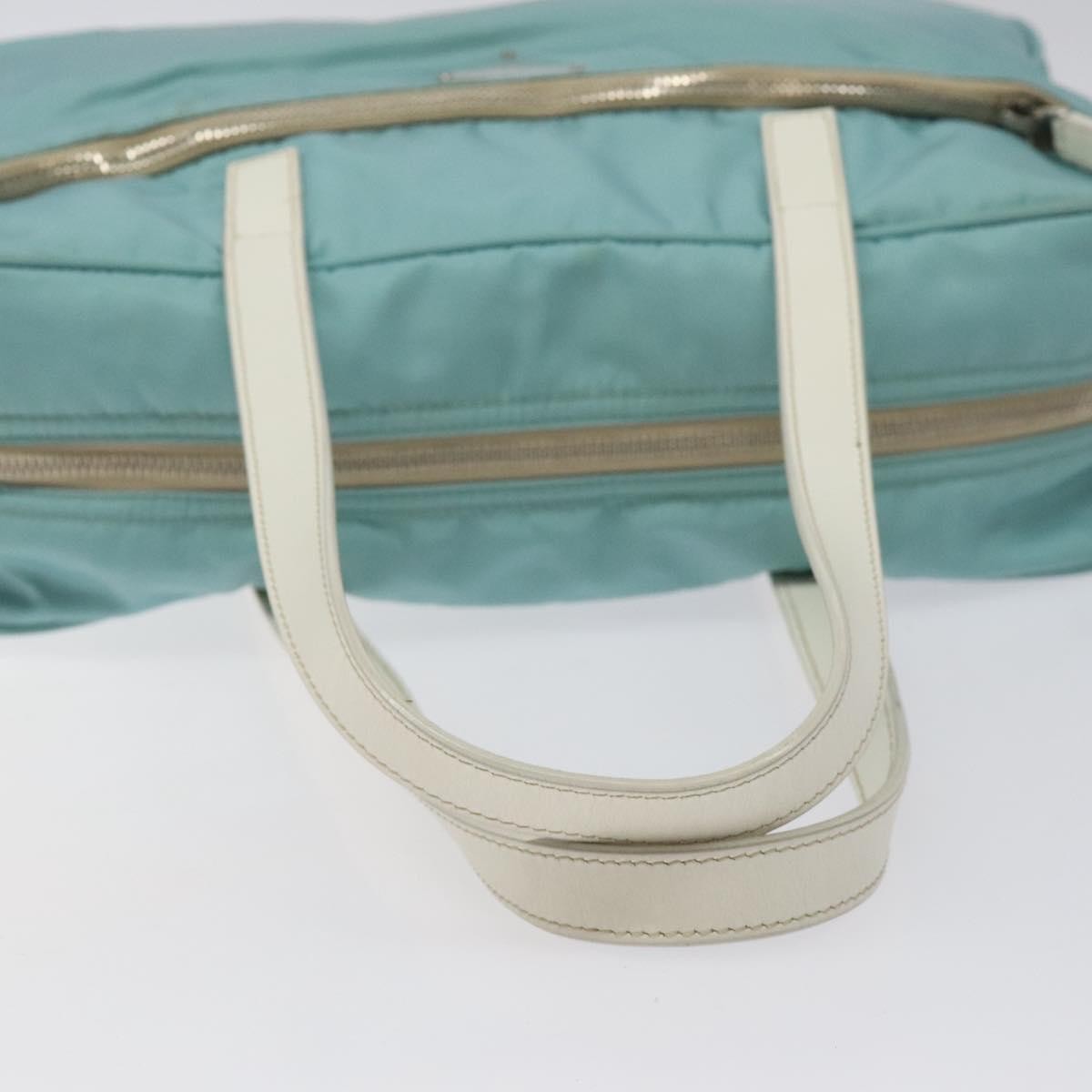 Prada Vintage Handbag Tessuto, BLUE, NYLON, Handbag