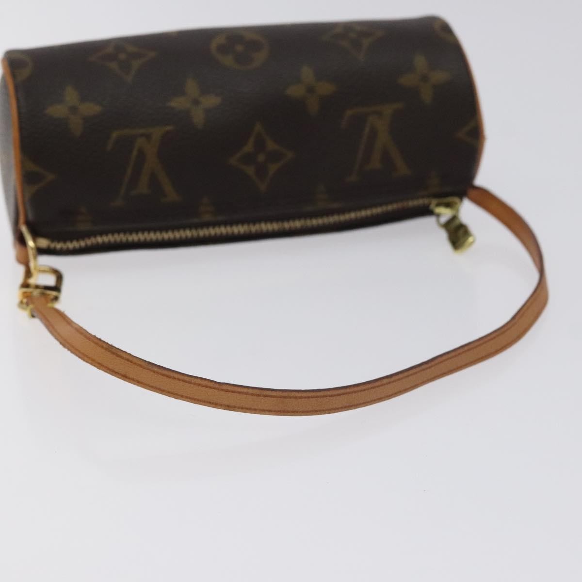 Louis Vuitton Papillon Pochette Monogram Canvas, BROWN, CANVAS, Handbag
