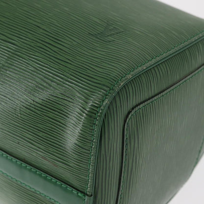 Louis Vuitton Speedy Handbag Epi Leather, GREEN, LEATHER, Handbag
