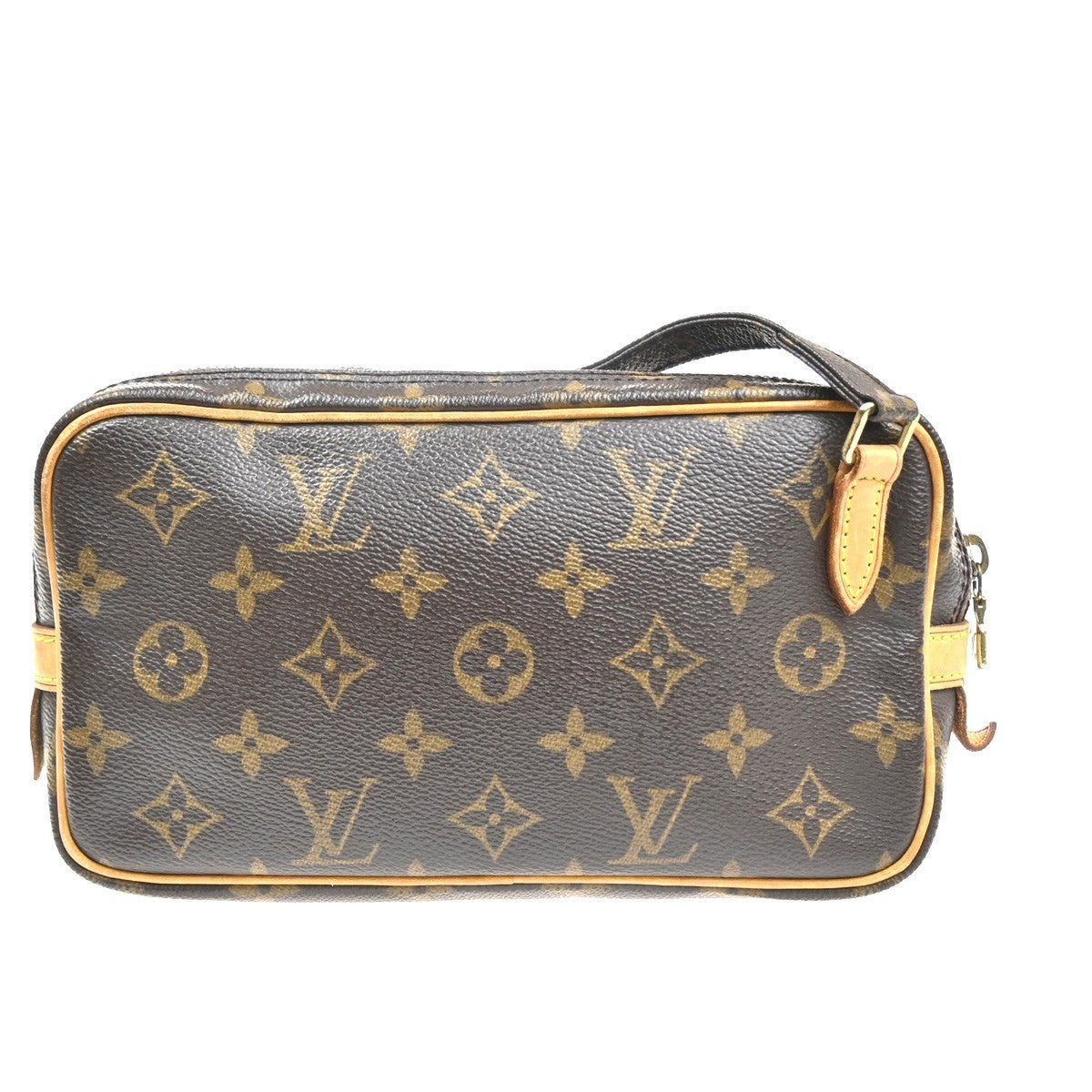 Louis Vuitton Pochette Marly Bandouliere Bag Monogram Canvas, Brown, Leather, Shoulder Bag