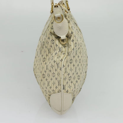 Louis Vuitton Marina Handbag Mini Lin Croisette, BEIGE, CANVAS, Handbag