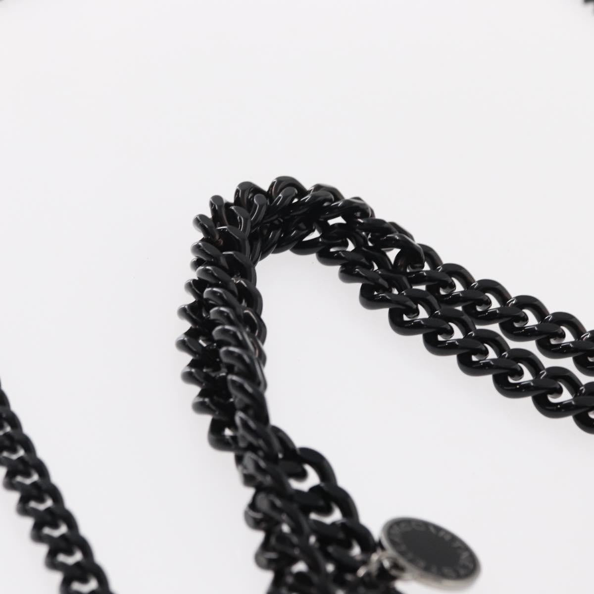 Stella McCartney Falabella Fold Over Bag Shaggy Deer, BLACK, POLYESTER, Shoulder bag