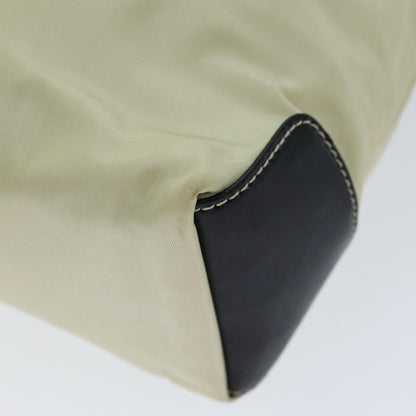 Prada Vintage Zip Handbag Tessuto, BEIGE, NYLON, Handbag