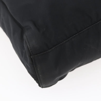 Prada Resin Handle Tote Tessuto, BLACK, NYLON, Tote bag