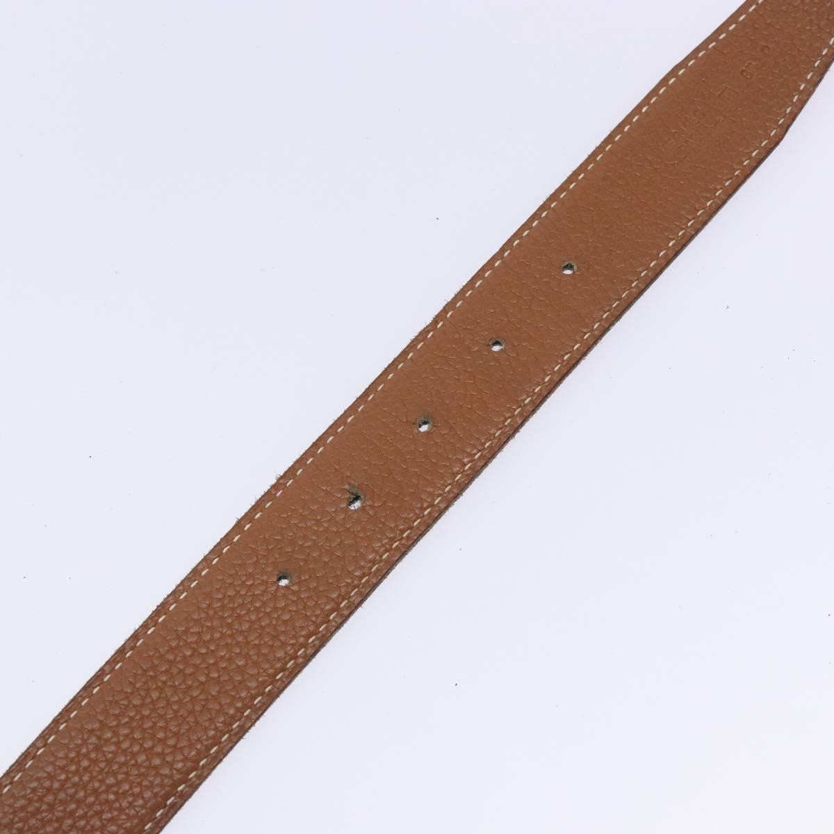 Hermes Constance Belt Leather, BROWN, LEATHER, Belts