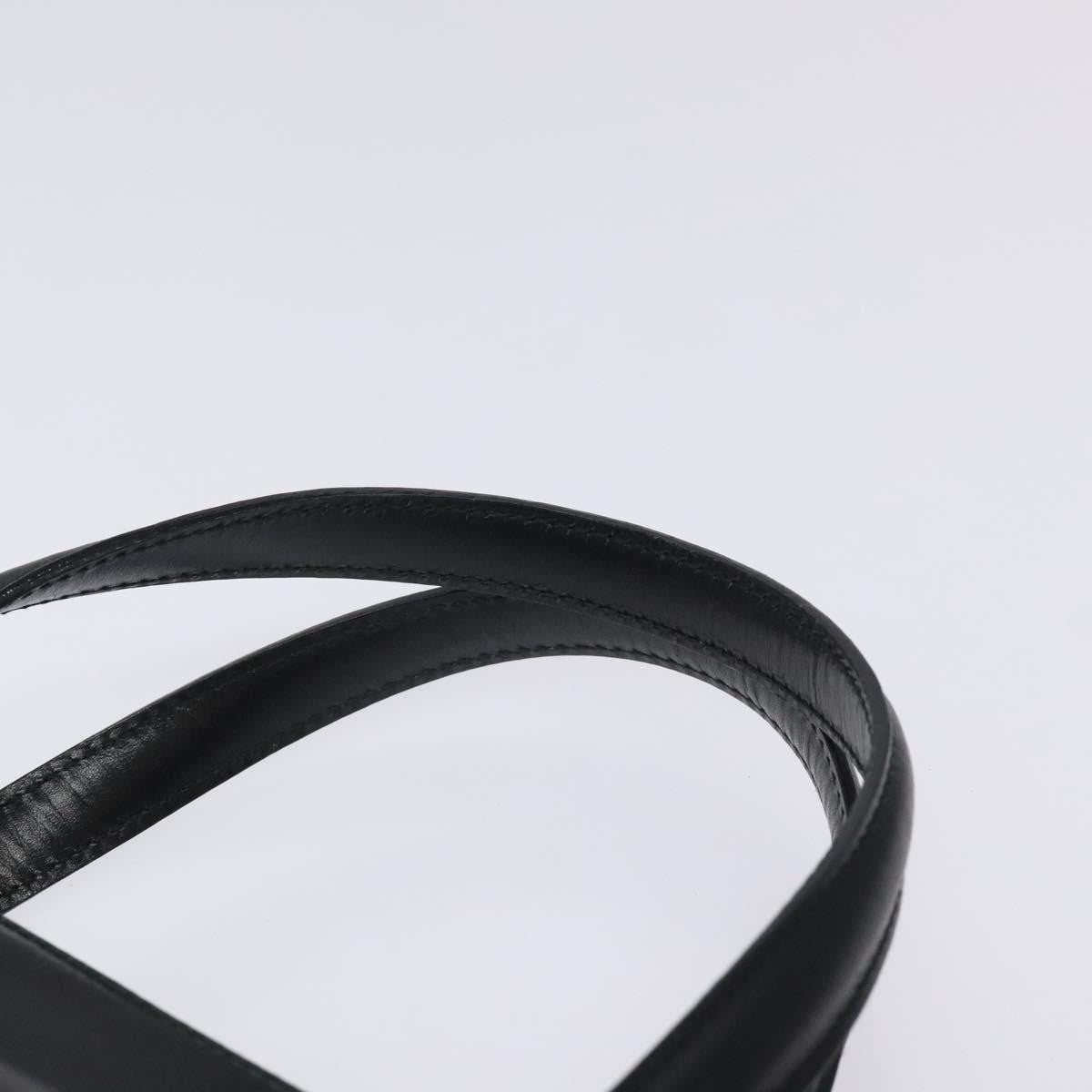 Salvatore Ferragamo Vintage Zip Handbag Leather, BLACK, LEATHER, Handbag