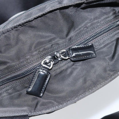 Prada Vintage Zip Tote Tessuto, BLACK, NYLON, Tote bag