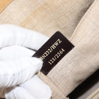 Fendi Pequin 2Bag Canvas and Leather, BEIGE, CANVAS, Tote bag