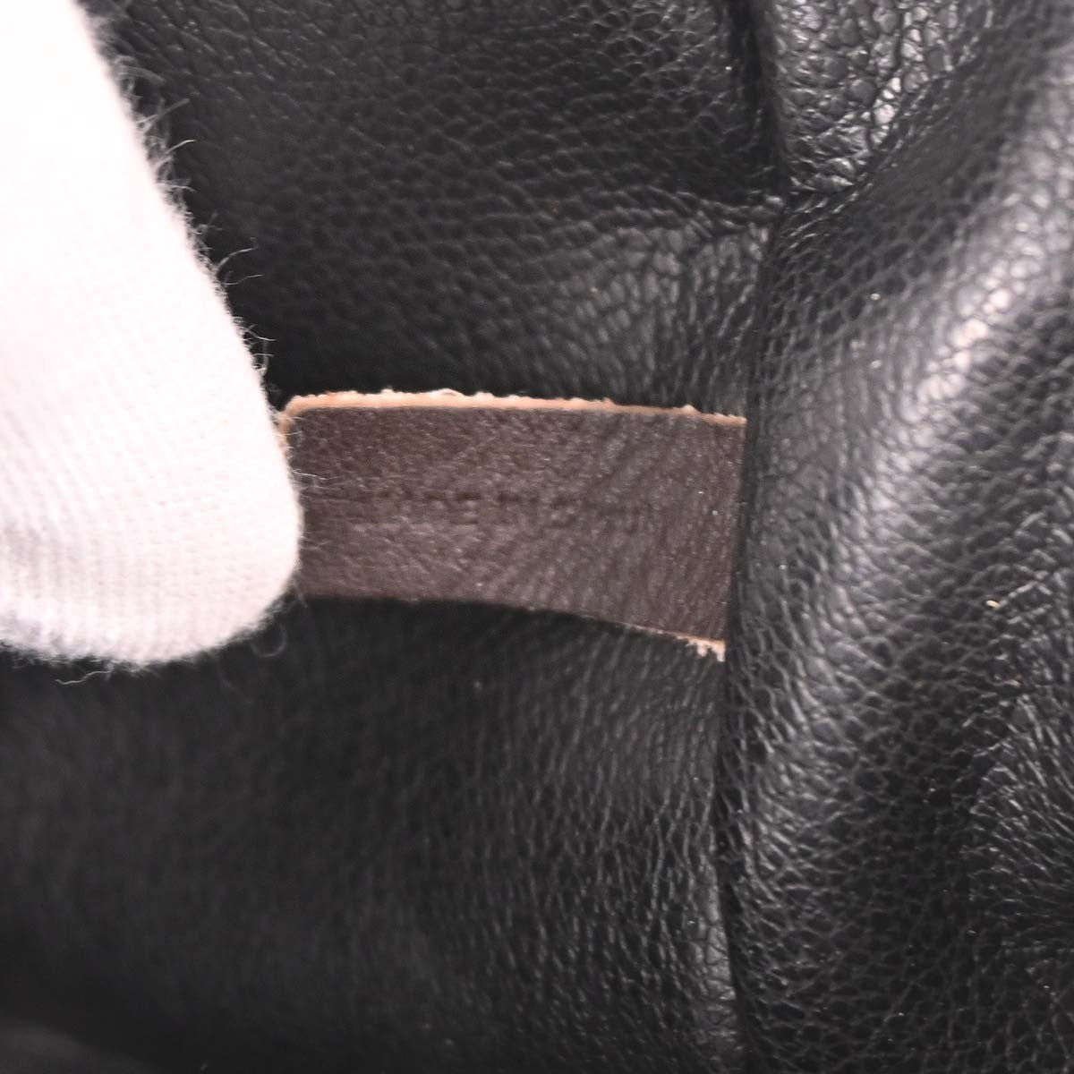 Christian Dior Vintage Handbag Leather, BROWN, LEATHER, Handbag