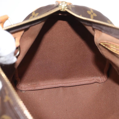 Louis Vuitton Speedy Handbag Monogram Canvas, BROWN, CANVAS, Travel bag