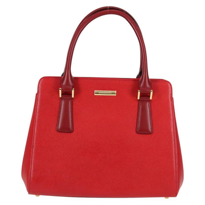 Burberry Vintage Handbag Leather, RED, LEATHER, Handbag