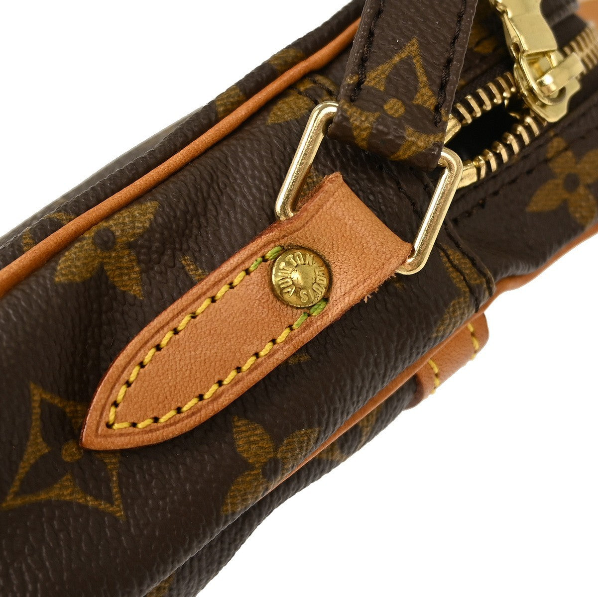 Louis Vuitton Danube Handbag Monogram Canvas, BROWN, CANVAS, Shoulder bag