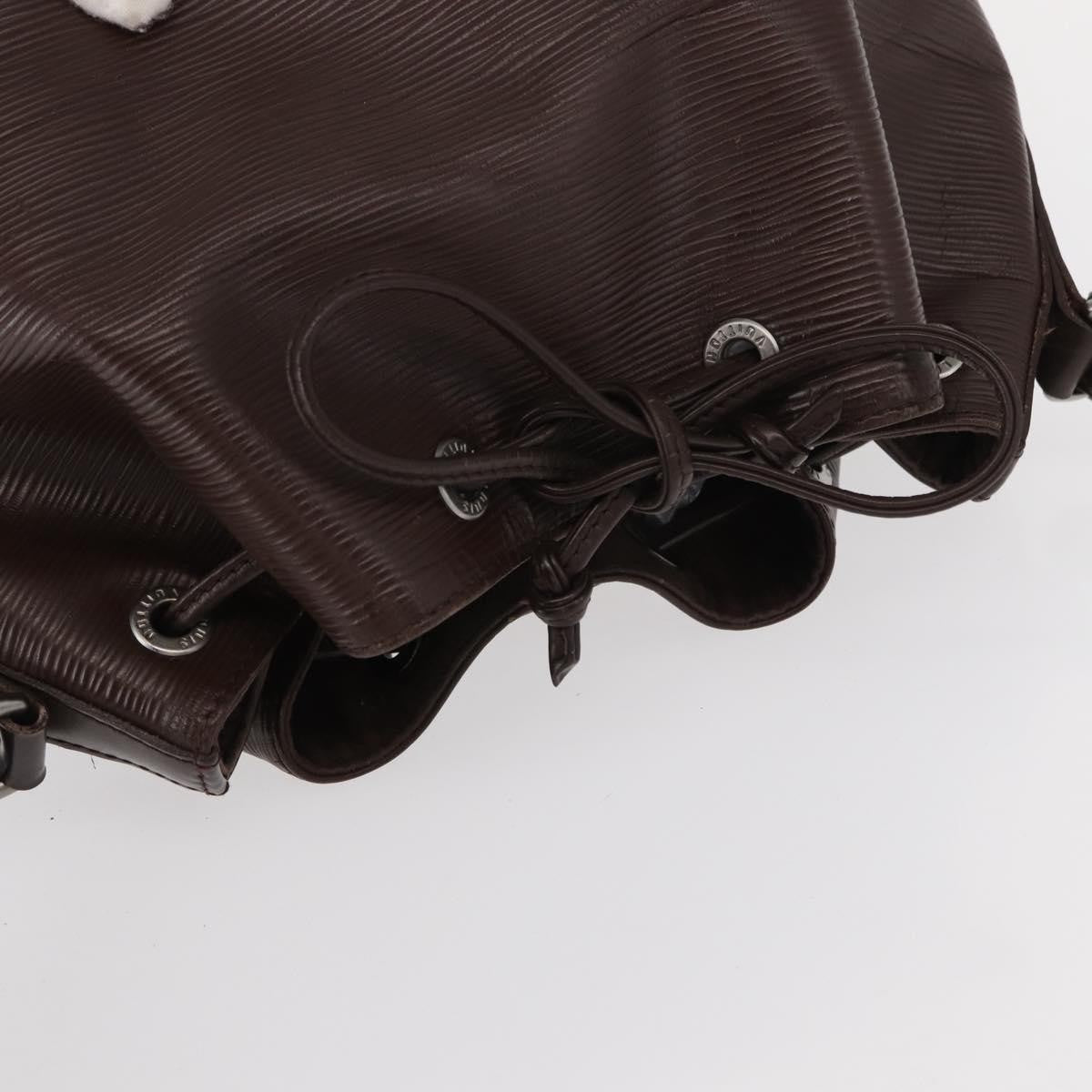 Louis Vuitton Petit Noe Handbag Epi Leather, BROWN, LEATHER, Shoulder bag