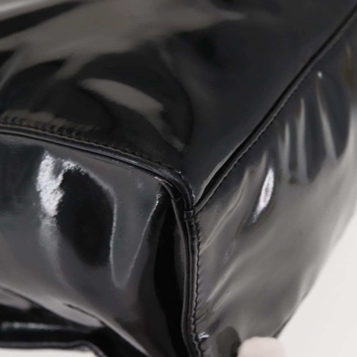 Chanel Vintage Timeless Zip Tote Patent Leather, BLACK, PATENT_LEATHER, Tote bag