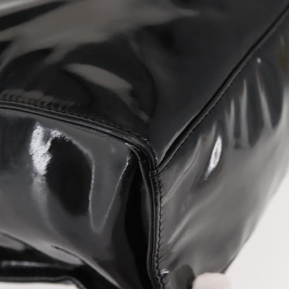 Chanel Vintage Timeless Zip Tote Patent Leather, BLACK, PATENT_LEATHER, Tote bag