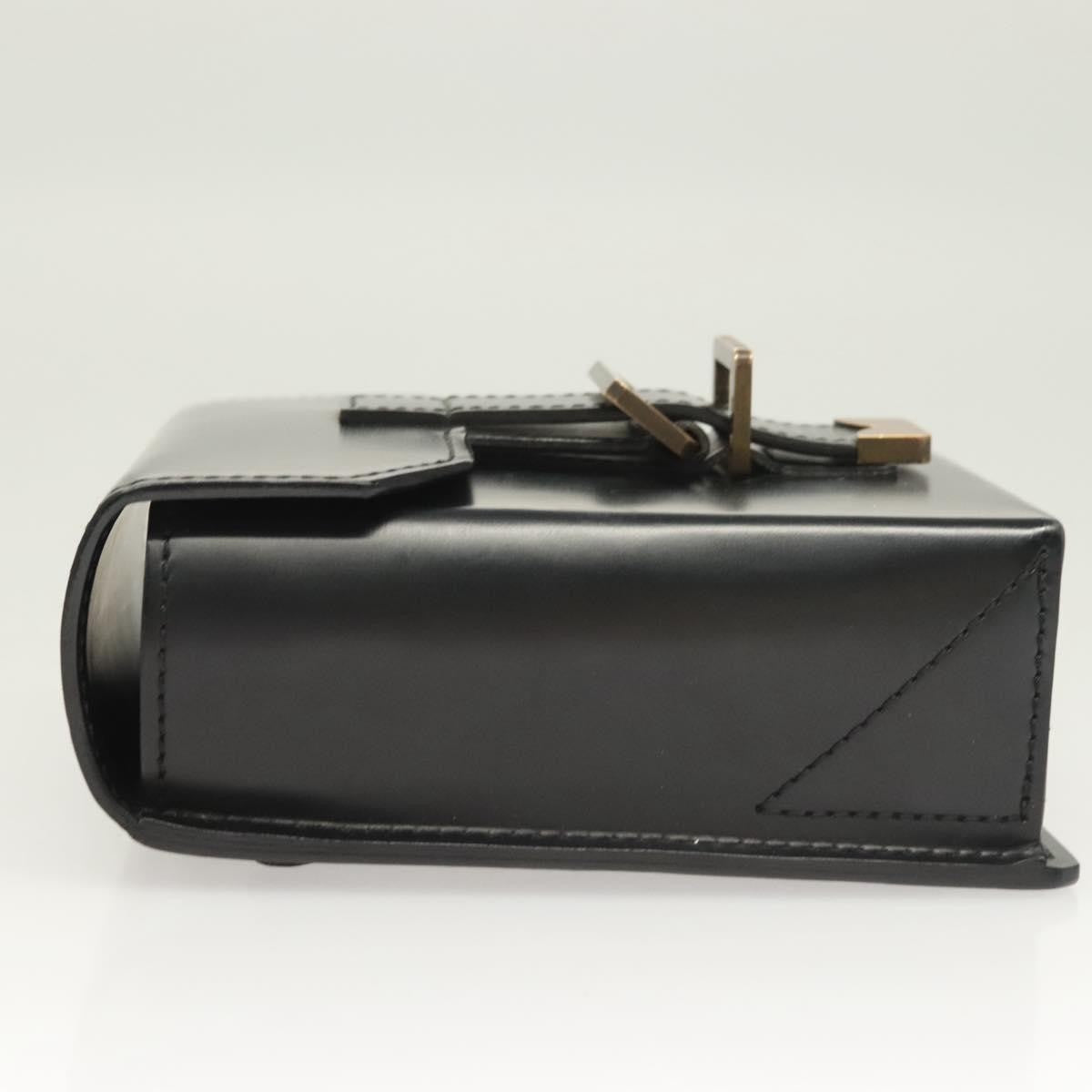 Louis Vuitton Pisteu Bum Bag Leather, BLACK, LEATHER, Shoulder bag