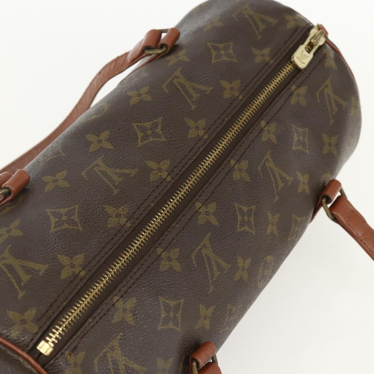 Louis Vuitton Papillon Handbag Monogram Canvas, BROWN, CANVAS, Handbag