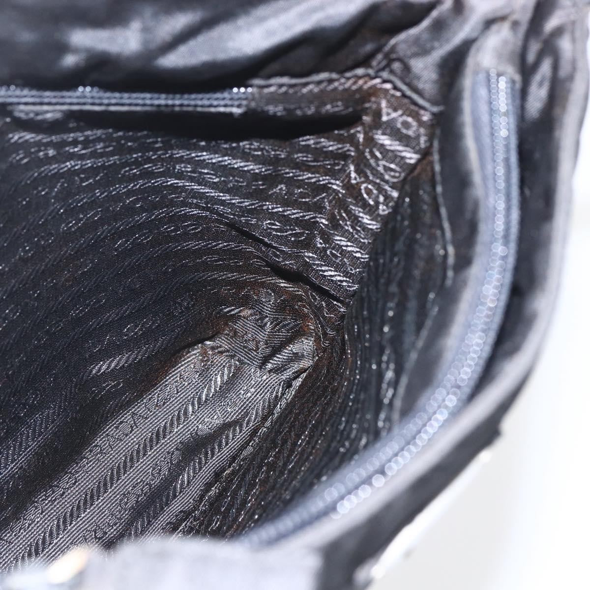 Prada Vintage Tote Tessuto, BLACK, NYLON, Tote bag