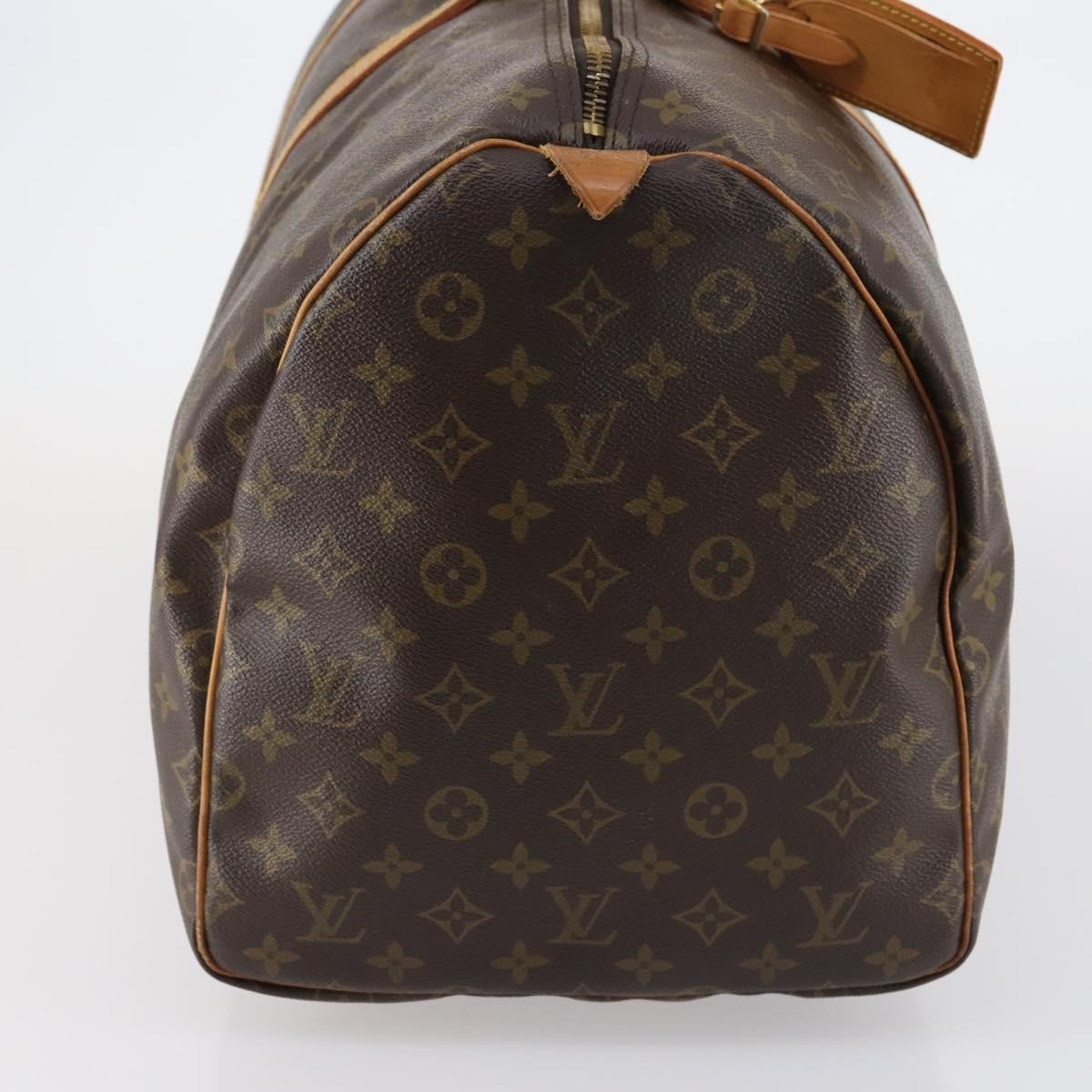 Louis Vuitton Keepall Bag Monogram Canvas, BROWN, CANVAS, Travel bag