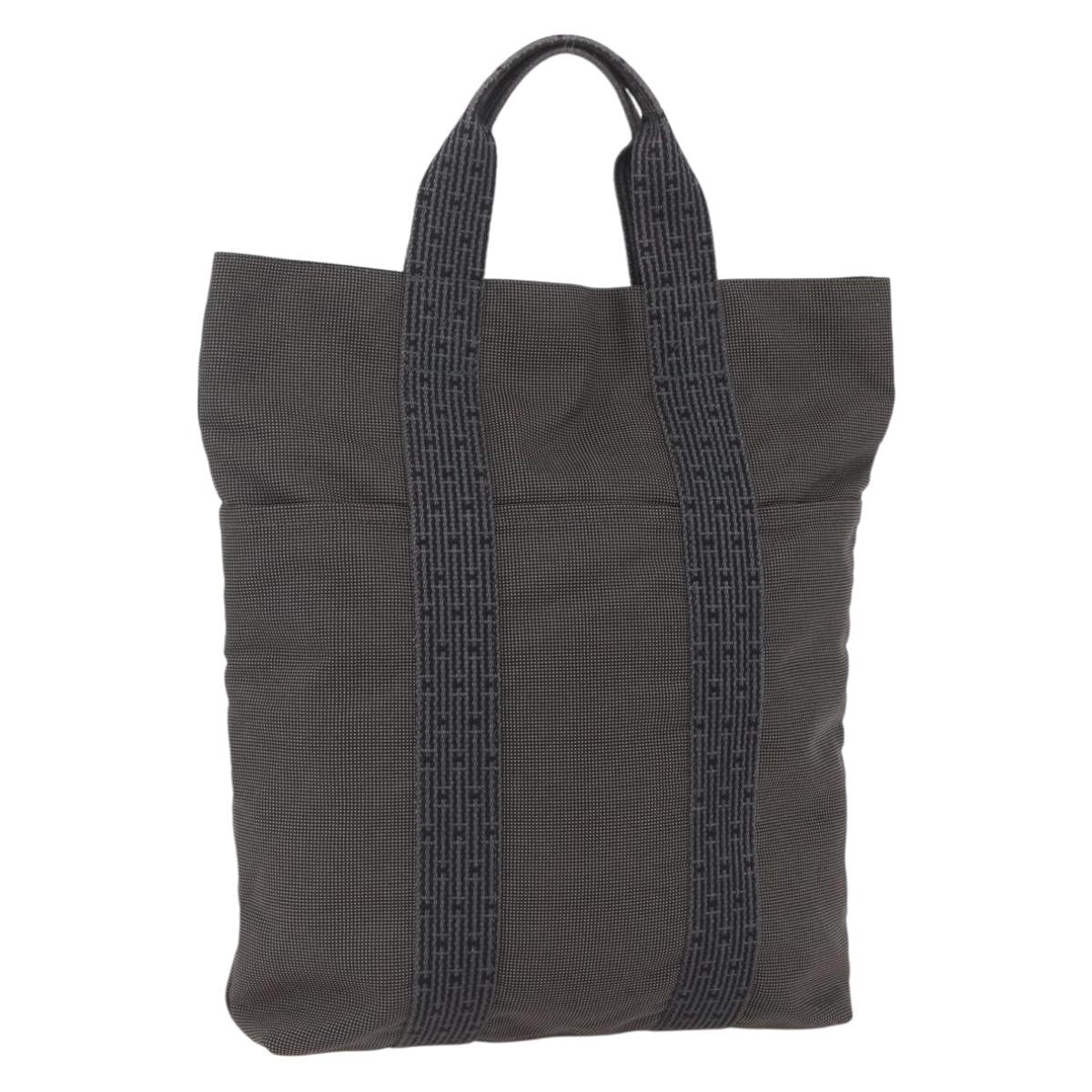 Hermes Fourre-tout Herline Fourre-tout Herline, GRAY, CANVAS, Tote bag