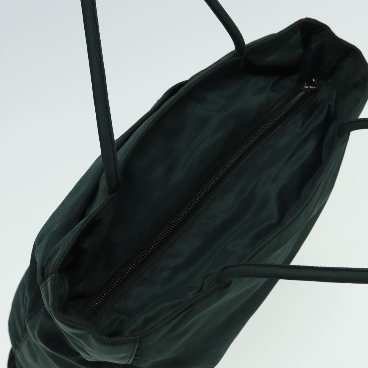 Prada Vintage Zip Tote Tessuto, KHAKI, NYLON, Tote bag
