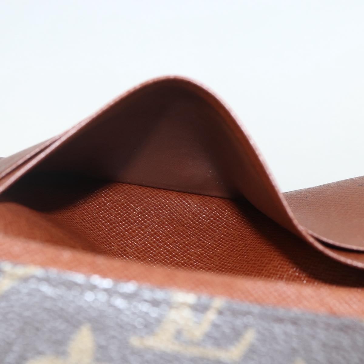 Louis Vuitton Porte Monnaie Tresor Wallet Monogram Canvas, BROWN, CANVAS, Wallets
