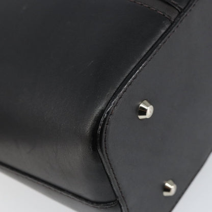 Burberry Handle Tote Leather, BLACK, LEATHER, Tote bag