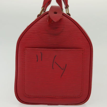 Louis Vuitton Speedy Handbag Epi Leather, RED, LEATHER, Handbag