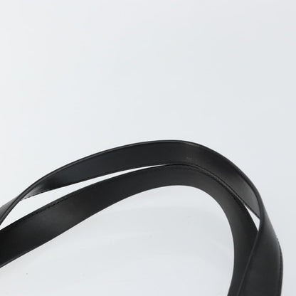 Salvatore Ferragamo Gancini Shoulder Bag Leather, BLACK, LEATHER, Shoulder bag