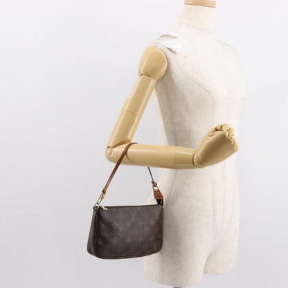 Louis Vuitton Pochette Accessoires NM Monogram Canvas, BROWN, CANVAS, Clutche & pouche