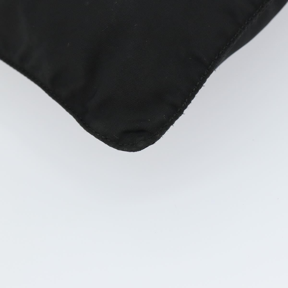 Prada Flat Messenger Bag Tessuto, BLACK, NYLON, Shoulder bag