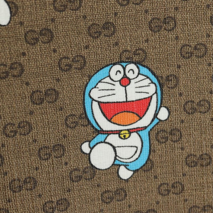 Gucci Doraemon Tote Printed Mini GG Coated Canvas, Beige, Canvas, Tote Bag
