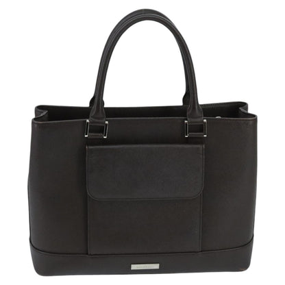 Burberry Vintage Handbag Leather, BROWN, LEATHER, Handbag