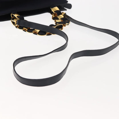 Salvatore Ferragamo Vala Handbag Canvas, NAVY, CANVAS, Handbag