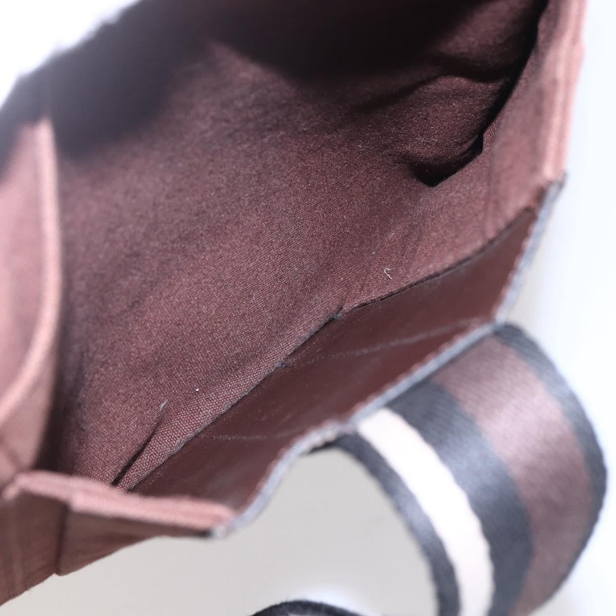 Hermes Troca Horizontal Tote Canvas, BROWN, CANVAS, Tote bag