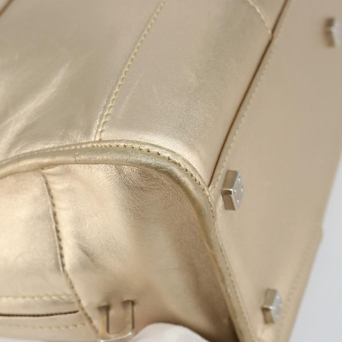 Loewe Amazona Bag Leather, GOLD, LEATHER, Handbag