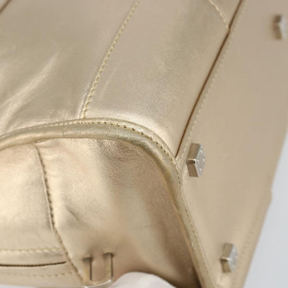 Loewe Amazona Bag Leather, GOLD, LEATHER, Handbag