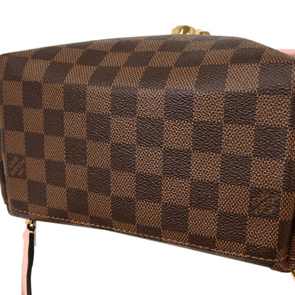 Louis Vuitton Clapton Backpack Damier and Leather, BROWN, CANVAS, Backpack