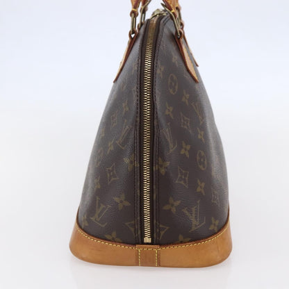 Louis Vuitton Alma Handbag Monogram Canvas, BROWN, CANVAS, Handbag