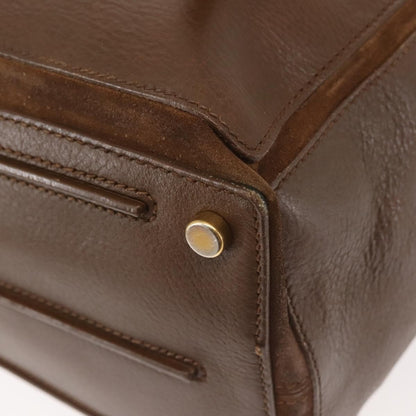 Saint Laurent Muse Two Bag Leather, BROWN, LEATHER, Handbag