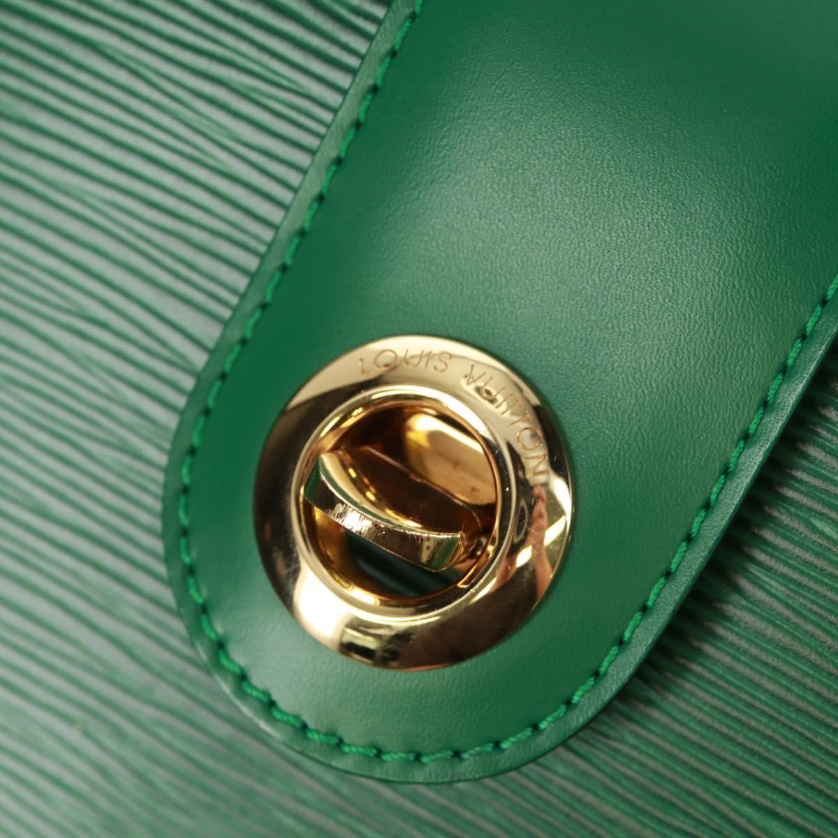 Louis Vuitton Capucines Shoulder Bag Epi Leather, GREEN, LEATHER, Shoulder bag