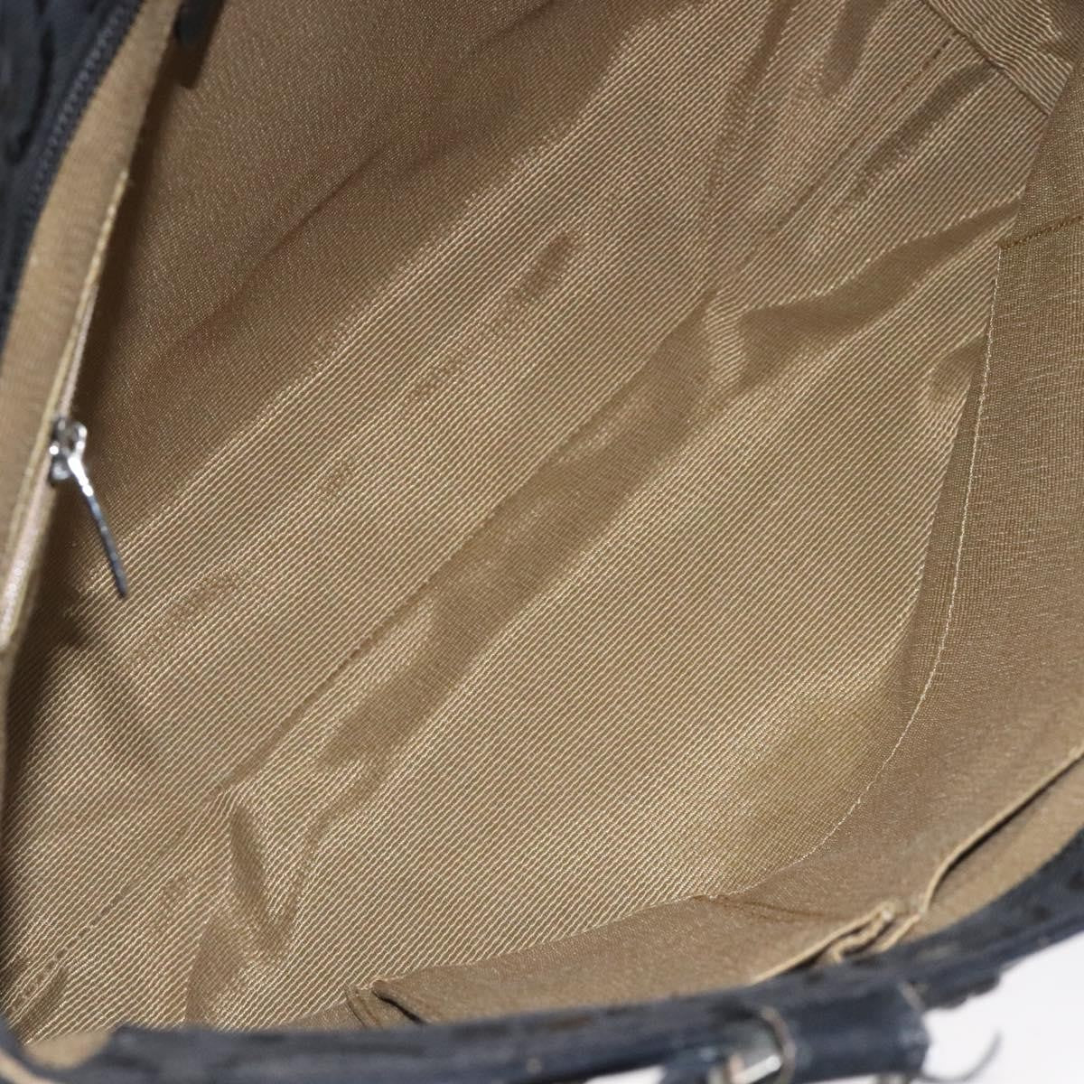 Salvatore Ferragamo Gancini Tote Gancini Canvas, BLACK, CANVAS, Tote bag