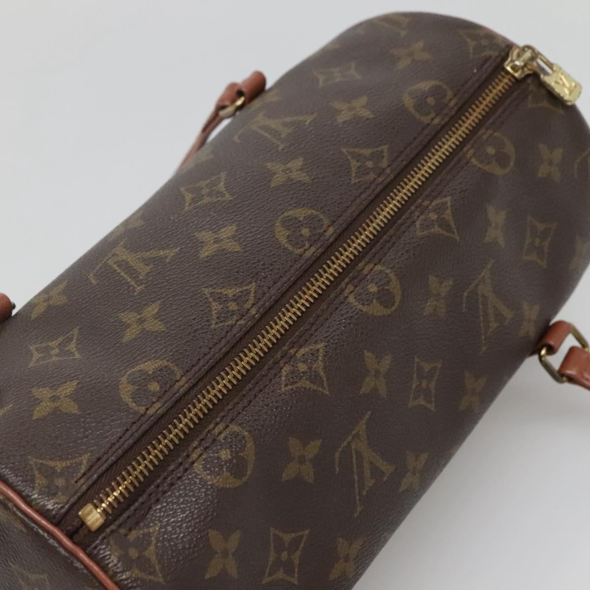 Louis Vuitton Papillon Handbag Monogram Canvas, BROWN, CANVAS, Handbag